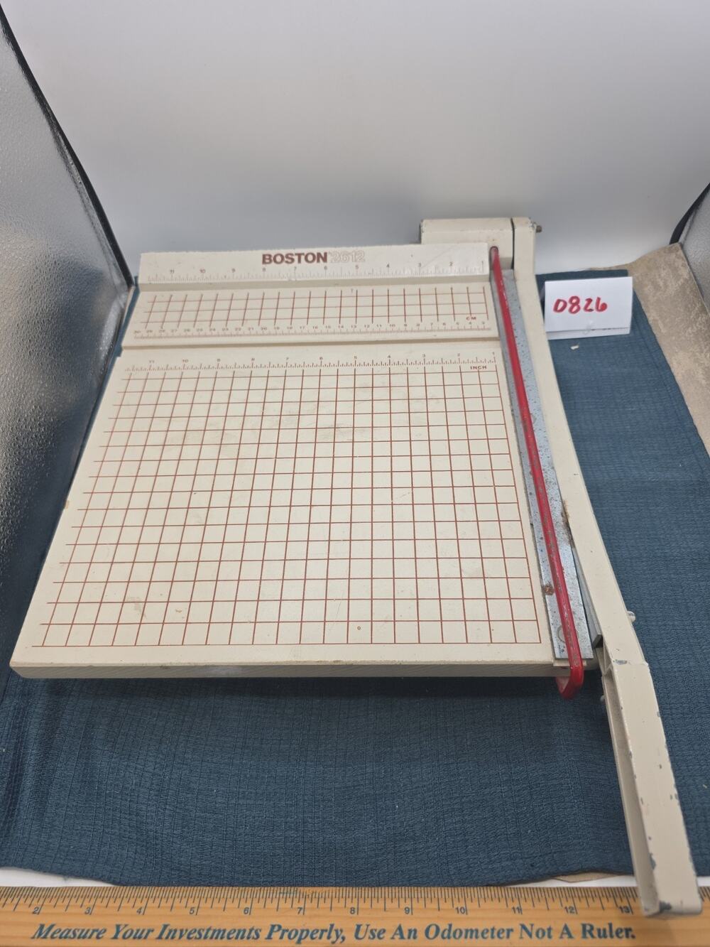 Boston 2612 Heavy Duty 12" Paper Cutter USA, Heavy Duty Guillotine Type
